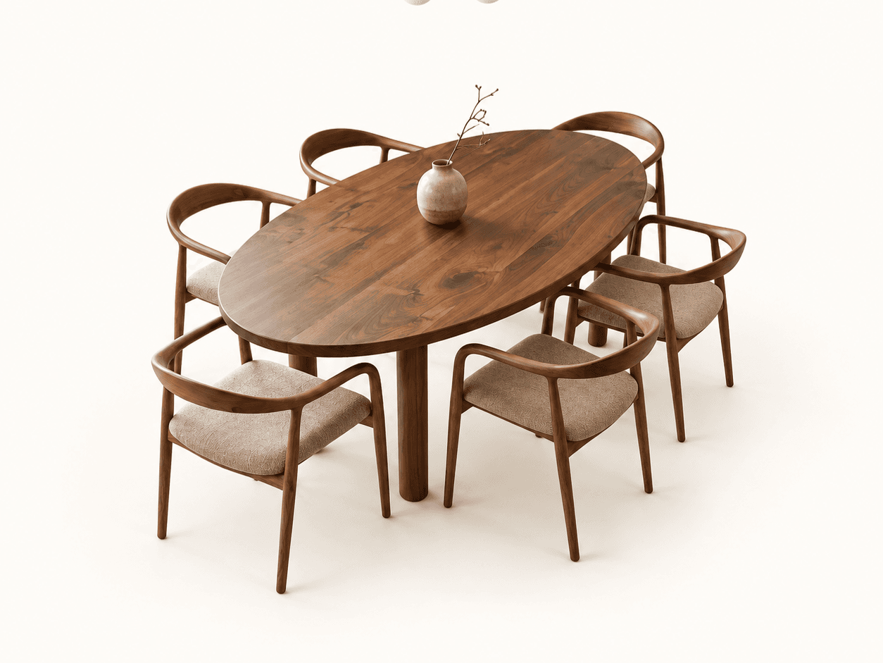 Обеденная группа Oval Oak